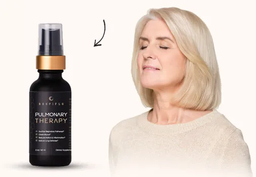 RespiFlo Pulmonary Therapy — Woman Breathing Freely with Natural Respiratory Support